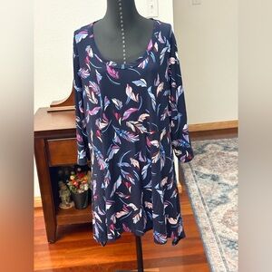 WOMAN WITHIN TOP SHIRT BLOUSE SIZE 1X EXCELLENT CONDITION